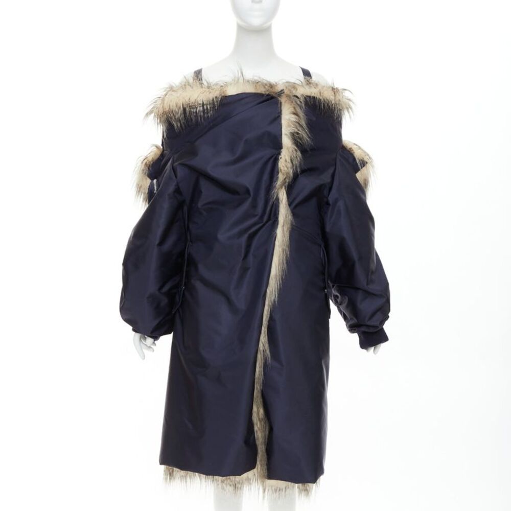 Prada 2021 Faux Fur Bomber Coat